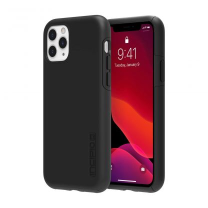 Incipio DualPro Case - удароустойчив хибриден кейс за iPhone 11 Pro (черен)