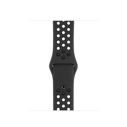 Apple Watch Nike Sport Band - оригинална силиконова каишка за Apple Watch 42мм, 44мм (черен)