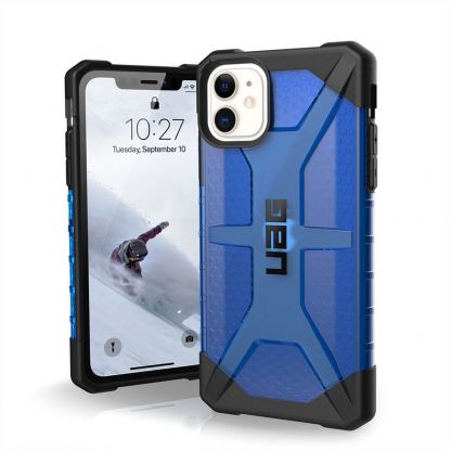 Urban Armor Gear Plasma - удароустойчив хибриден кейс за iPhone 11 (син)