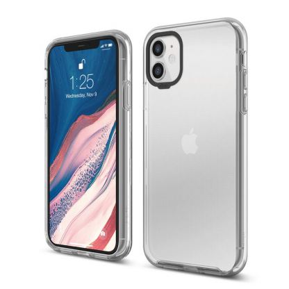 Elago Hybrid Case - хибриден удароустойчив кейс за iPhone 11 (прозрачен)