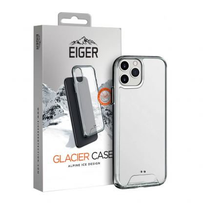 Eiger Glacier Case - удароустойчив хибриден кейс за iPhone 11 Pro (прозрачен)