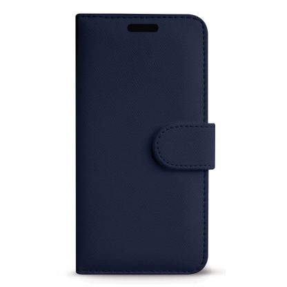 Case FortyFour No.11 Case - кожен калъф с поставка за iPhone 11 (син)