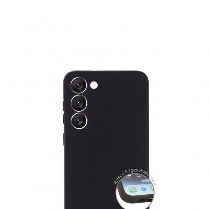 Тънък силиконов (TPU) калъф за Samsung Galaxy A57 5G - 4smarts Cupertino Silicone Case (черен)