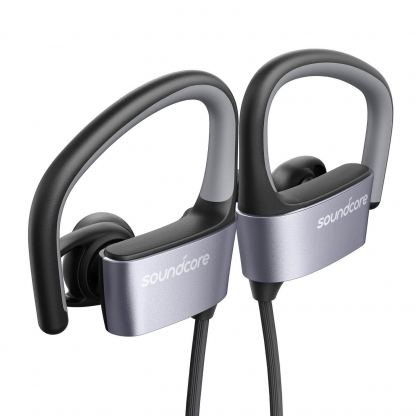 Anker Soundcore Arc Wireless Sport Earphones - безжични блутут спортни слушалки с микрофон за мобилни устройства (черен-сив)